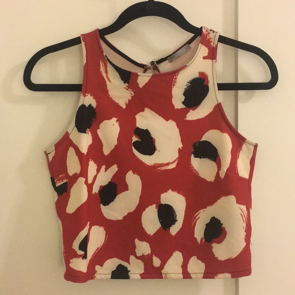 Zara Patterned Crop Top
